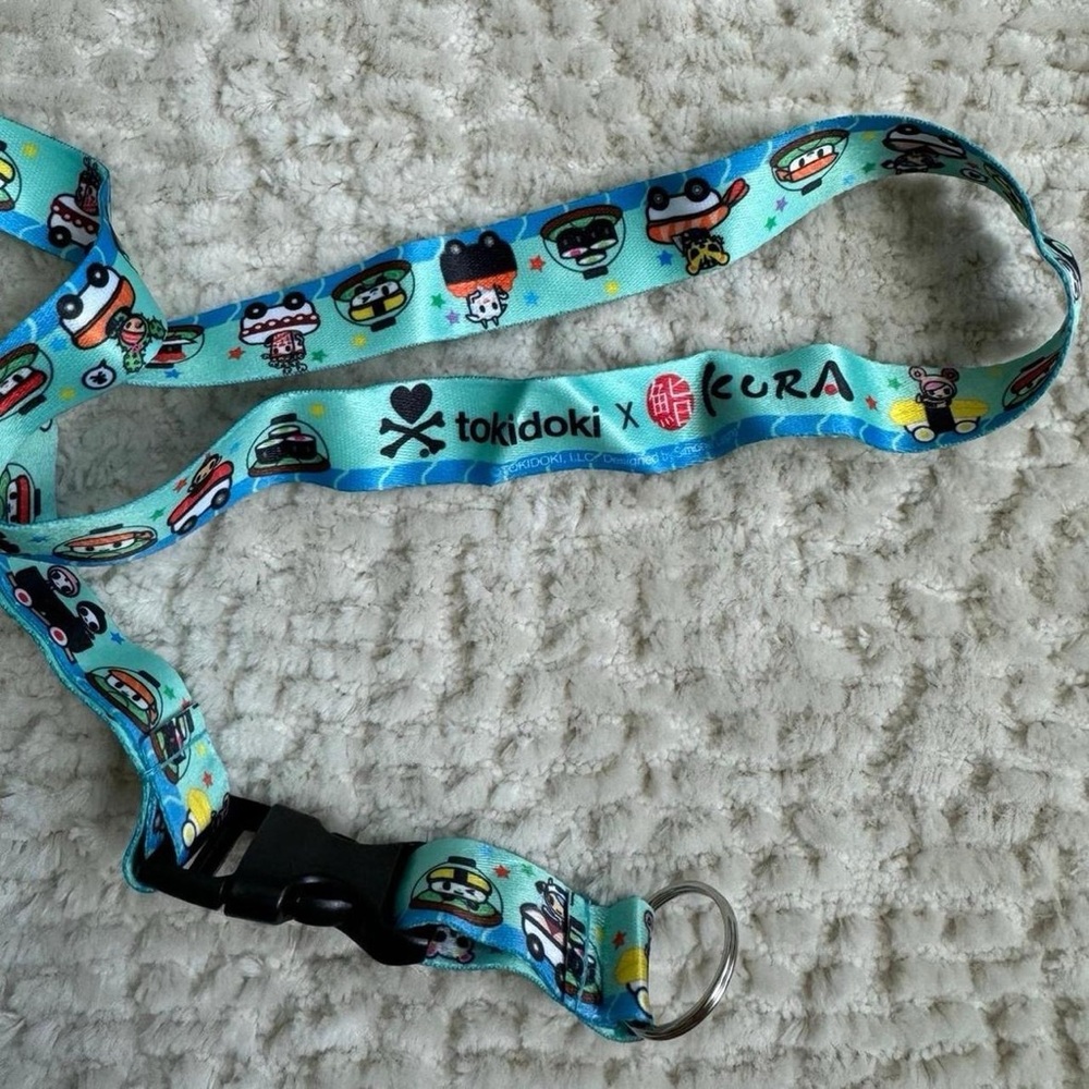 Tokidoki lanyard Kura revolving sushi bar exclusive gashapon